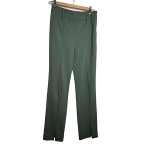 Vero Moda Deep Sage Front split Cigarette pant